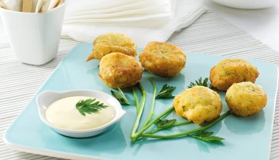 Buñuelos de Bacalao Noruego tradicional