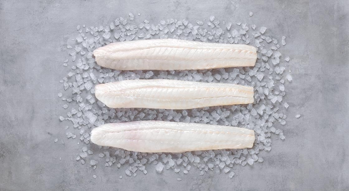 filetes de skrei noruego con hielo