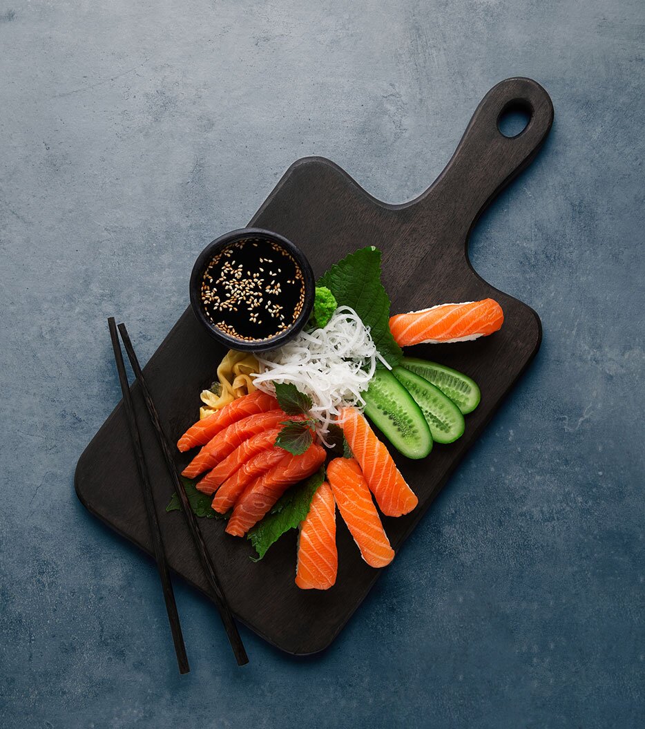 Sushi de salmón